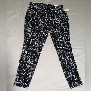 Black and White Patterned Pants